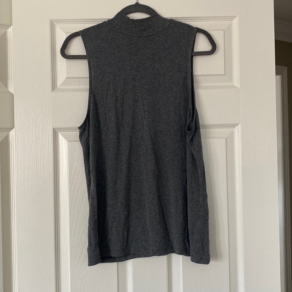 Grey turtle neck